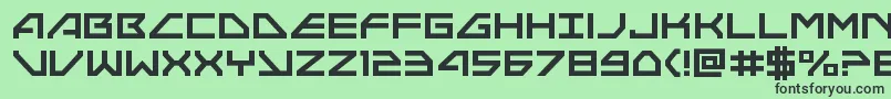 Neonavy Font – Black Fonts on Green Background