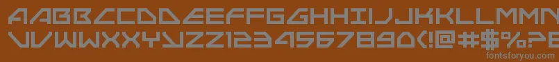 More about Neonavy Font Neonavy Font – Gray Fonts on Brown Background