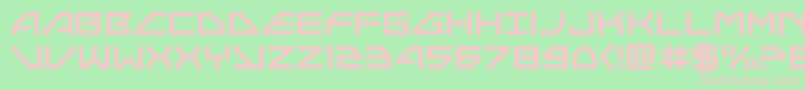 Neonavy Font – Pink Fonts on Green Background