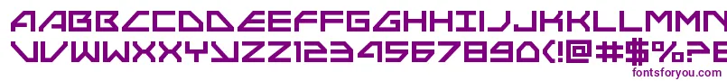フォントNeonavy – 紫色のフォント