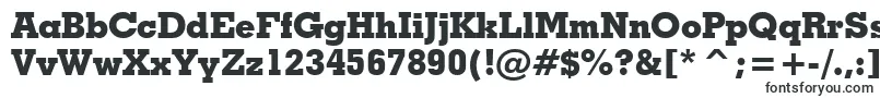 GeometricSlabserif703ExtraBoldBt Font – Fonts for Microsoft Office