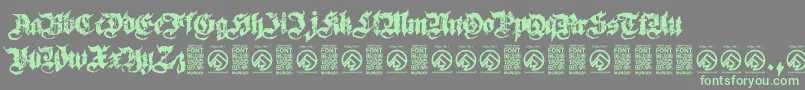 More about SovereignRegular Font SovereignRegular Font – Green Fonts on Gray Background