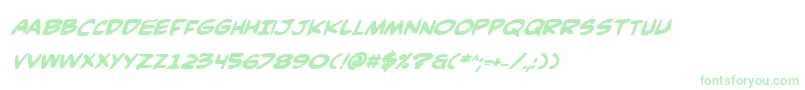 ComicBookCommandoBoldItalic Font – Green Fonts