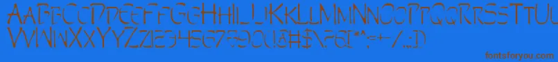 Подробнее о шрифте Perdition Шрифт Perdition – коричневые шрифты на синем фоне