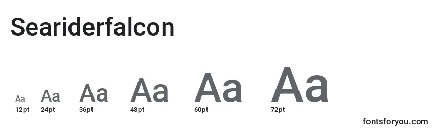 Размеры шрифта Seariderfalcon