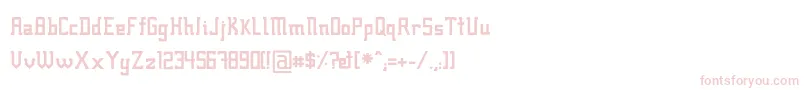 Fcraftsb-Schriftart – Rosa Schriften