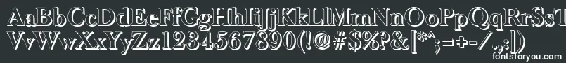 BaskeroldshadowBold Font – White Fonts