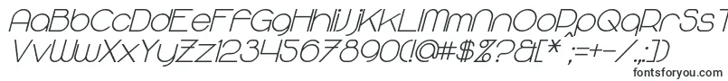 MajoramSansBoldItalic Font – Vector Fonts