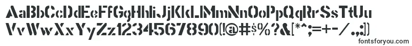 Шрифт StencilGothicJl – шрифты для Манги