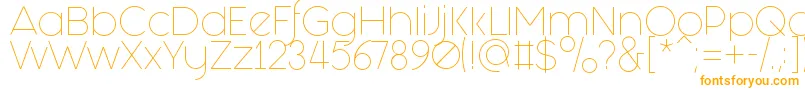 FashionFetishLight Font – Orange Fonts