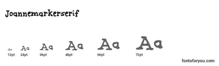 Joannemarkerserif Font Sizes