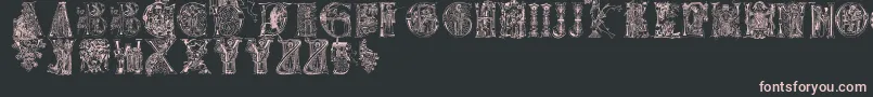 More about Christianinitials Font Christianinitials Font – Pink Fonts on Black Background