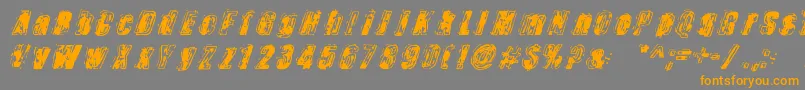 More about Zapped Font Zapped Font – Orange Fonts on Gray Background