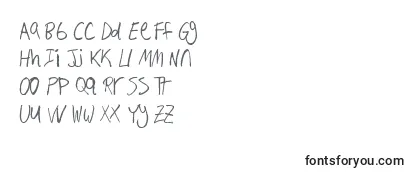 Schriftart Hand Writing