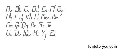 FuturexArthurItalic Font