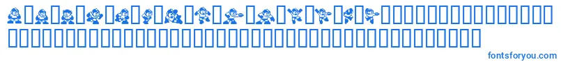 Megaman2.Themang Font – Blue Fonts