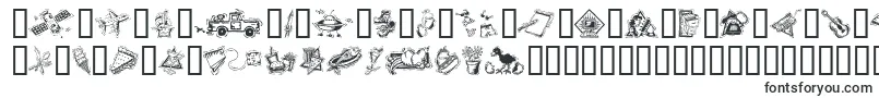 Iconettes-fontti – Alkavat I:lla olevat fontit