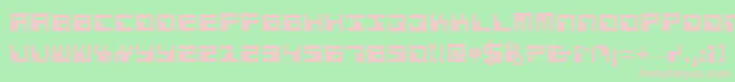 Phaserbankp Font – Pink Fonts on Green Background