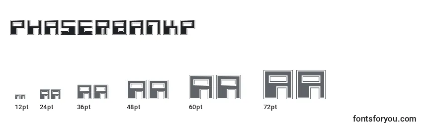Phaserbankp Font Sizes