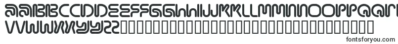 Шрифт Mamar – блочные шрифты