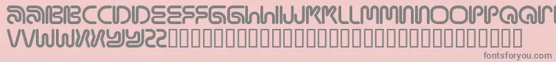 Mamar Font – Gray Fonts on Pink Background