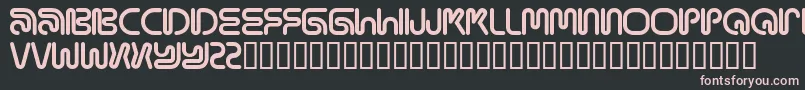 Mamar Font – Pink Fonts on Black Background