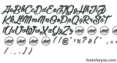 MaderaStudioPersonaluseonly font – letter Fonts