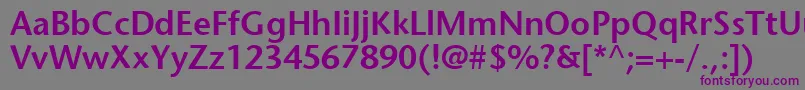 Шрифт 2sto – фиолетовые шрифты на сером фоне