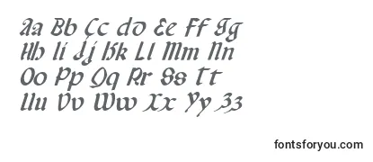 Обзор шрифта ValeriusItalic