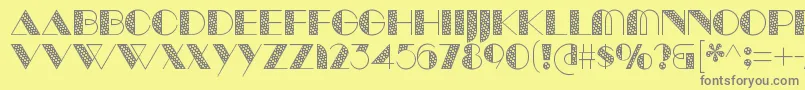 Więcej informacji o czcionce ManbowTone Czcionka ManbowTone – szare czcionki na żółtym tle
