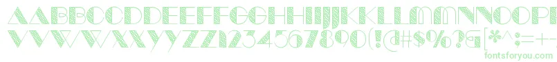 ManbowTone-Schriftart – Grüne Schriften