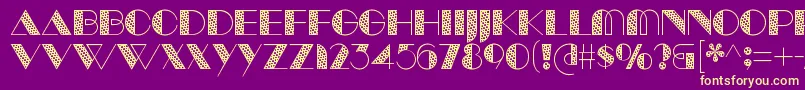 More about ManbowTone Font ManbowTone Font – Yellow Fonts on Purple Background
