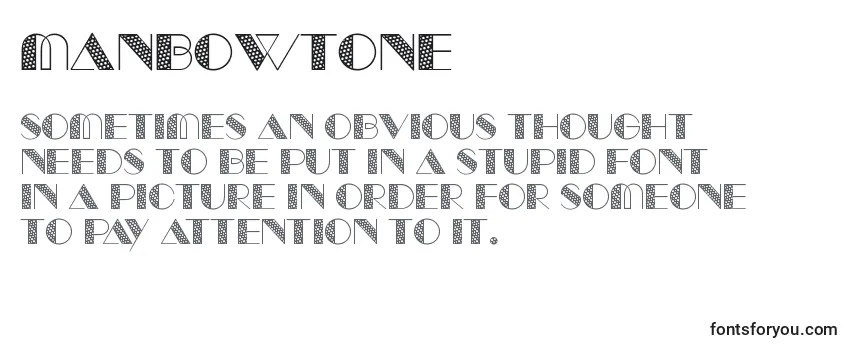 ManbowTone Font