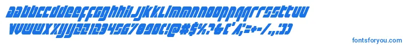 フォントExoplanetcondital – 青いフォント