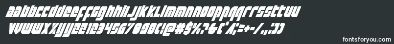 Exoplanetcondital Font – White Fonts on Black Background