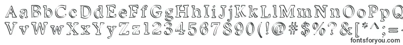 Шрифт Kalligedoens – эродированные шрифты