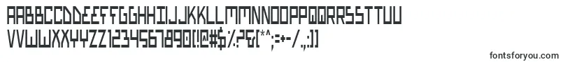 Шрифт BionicTypeCondensed – неоновые шрифты