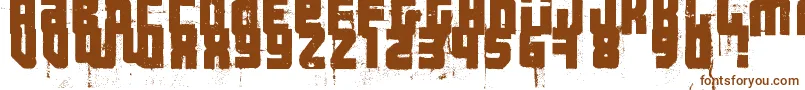 Шрифт 3ThehardWayRmxfenotype – коричневые шрифты