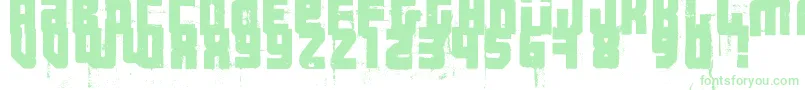 3ThehardWayRmxfenotype-Schriftart – Grüne Schriften auf weißem Hintergrund