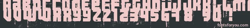 3ThehardWayRmxfenotype Font – Pink Fonts on Black Background