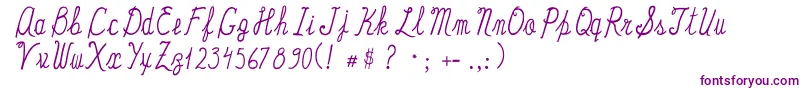 Tiaolga1 Font – Purple Fonts