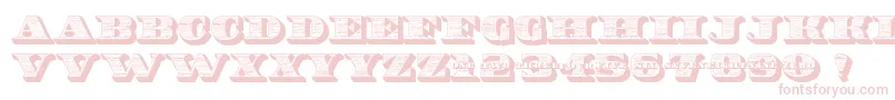 10Bucks-Schriftart – Rosa Schriften auf weißem Hintergrund