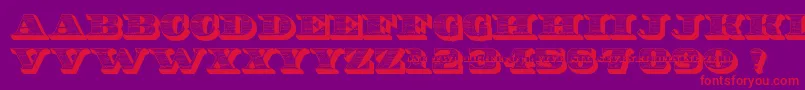 10Bucks Font – Red Fonts on Purple Background