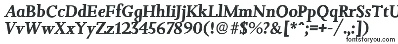 JessicaserialBolditalic-fontti – kuuluisat fontit