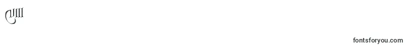 フォントClementRegular – フォント数字8