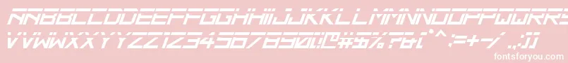 HbmRidgeSlicedPersonalUseOnly Font – White Fonts on Pink Background