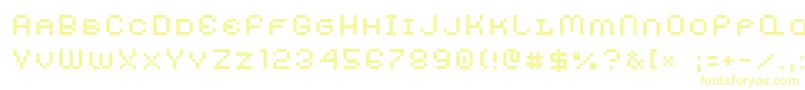 AuxDotbitcXtraSmallcaps Font – Yellow Fonts