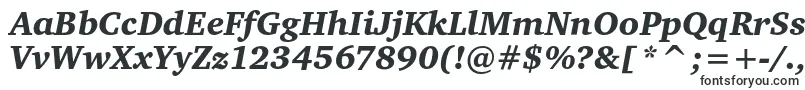 CharteritcblackItalic Font – Fonts for Google Chrome