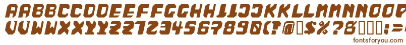 Badfag ffy Font – Brown Fonts on White Background