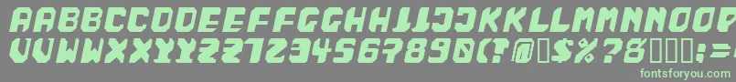 Badfag ffy Font – Green Fonts on Gray Background